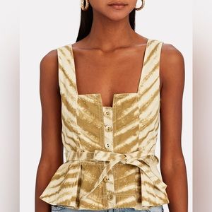 ULLA JOHNSON DENIA BELTED BLOUSE